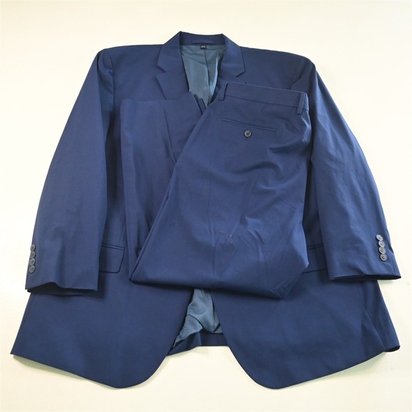 Jos A Bank 50R 40x29 Blue Tailored Fit Seperates Mens Jacket Pants Suit